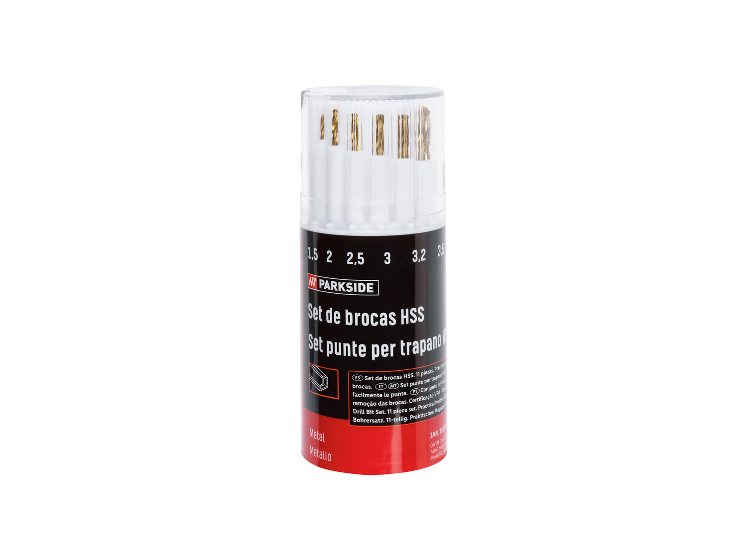 Set punte da trapano Parkside, prezzo 3.99 €
11 pezzi
Caratteristiche
- ...