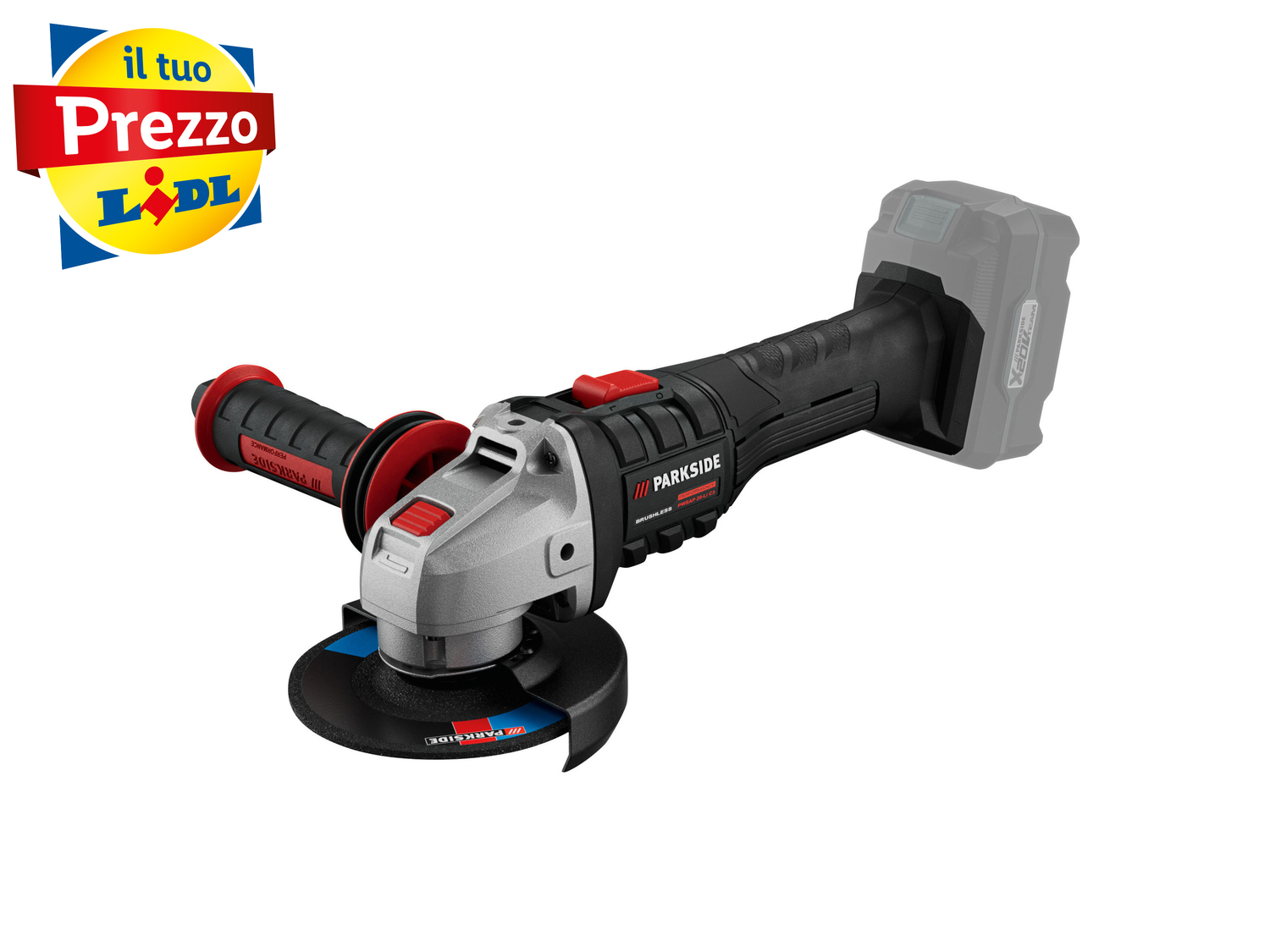 Smerigliatrice angolare ricaricabile Parkside, prezzo 69.00 €
Attrezzo ...