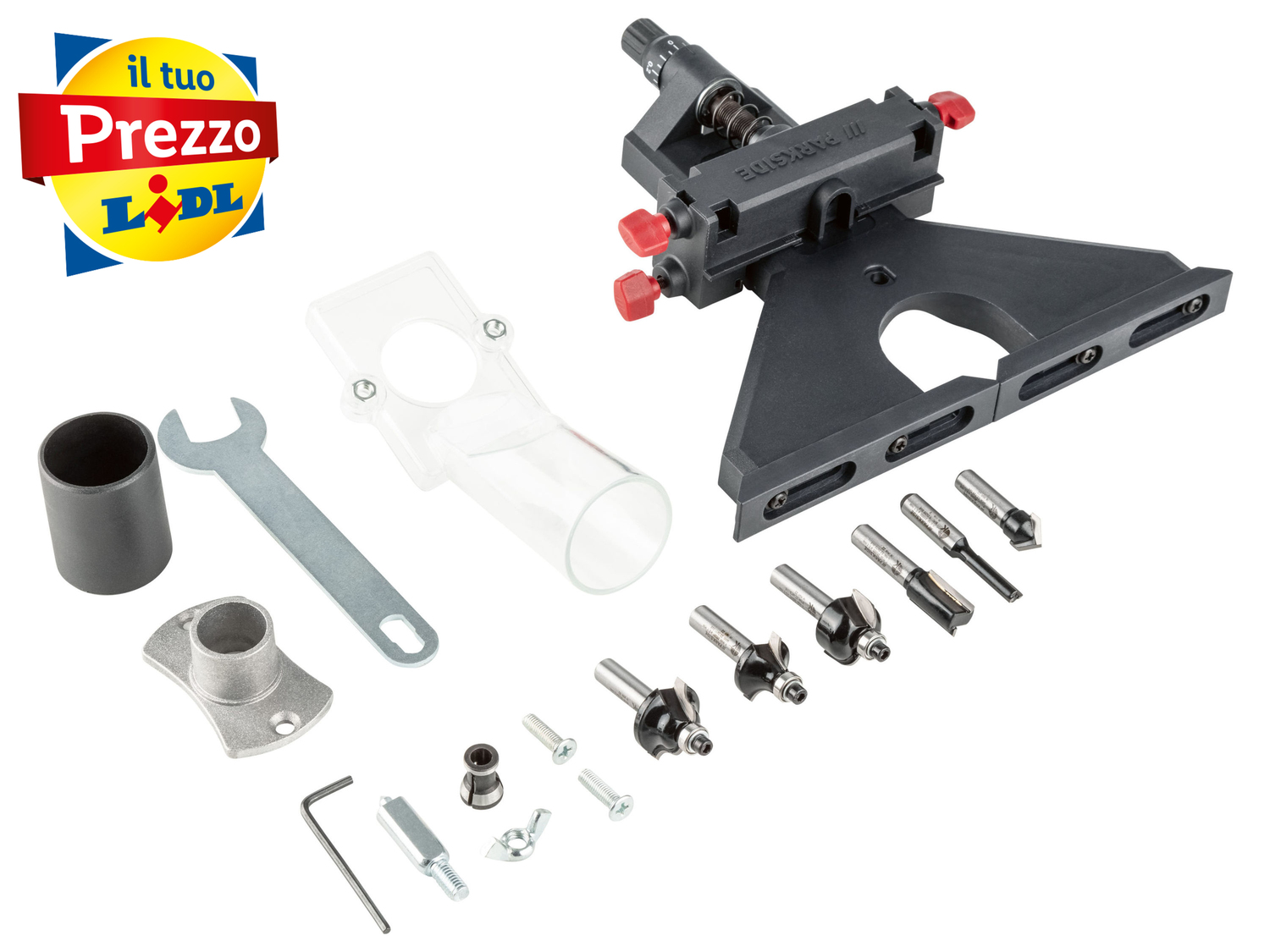 Fresatrice verticale Parkside, prezzo 39.99 &#8364; 
- Battuta di profondit&agrave; ...