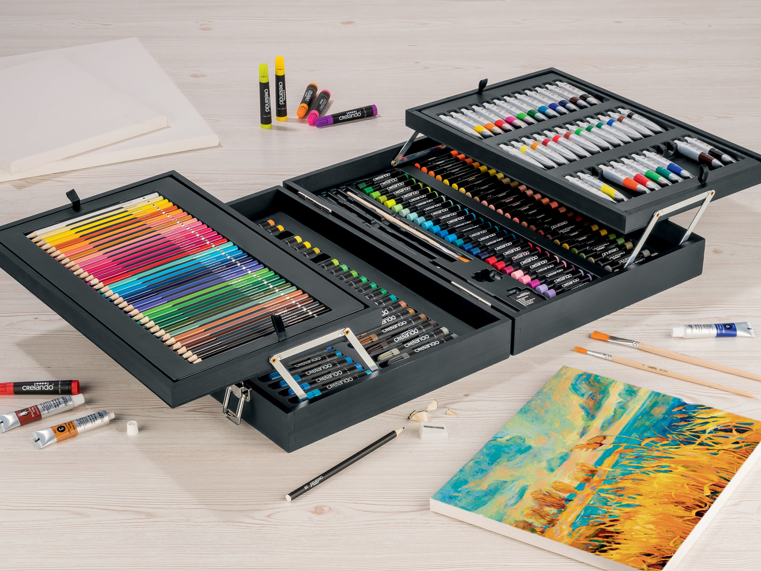 Valigetta per dipingere e colorare Crelando, prezzo 34.99 €
174 pezzi ...