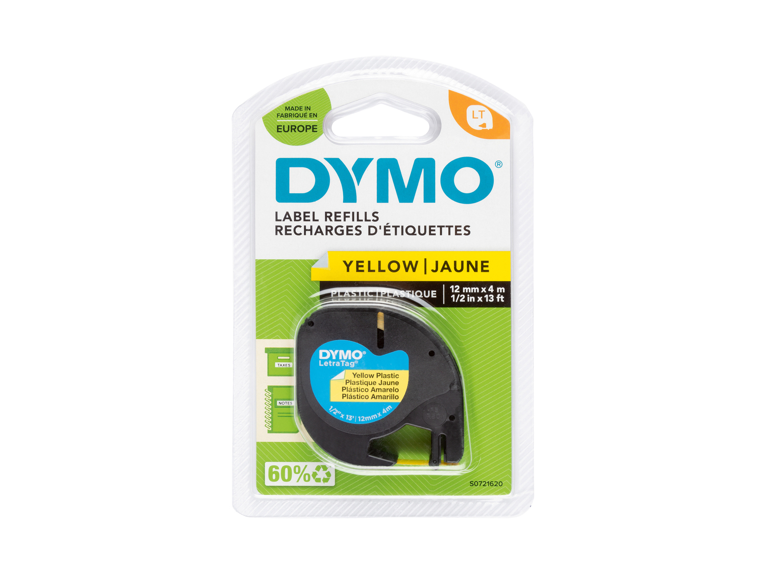 Nastro di ricambio per etichettatrice Dymo, prezzo 5.99 €
- 12 mm x 4 ...