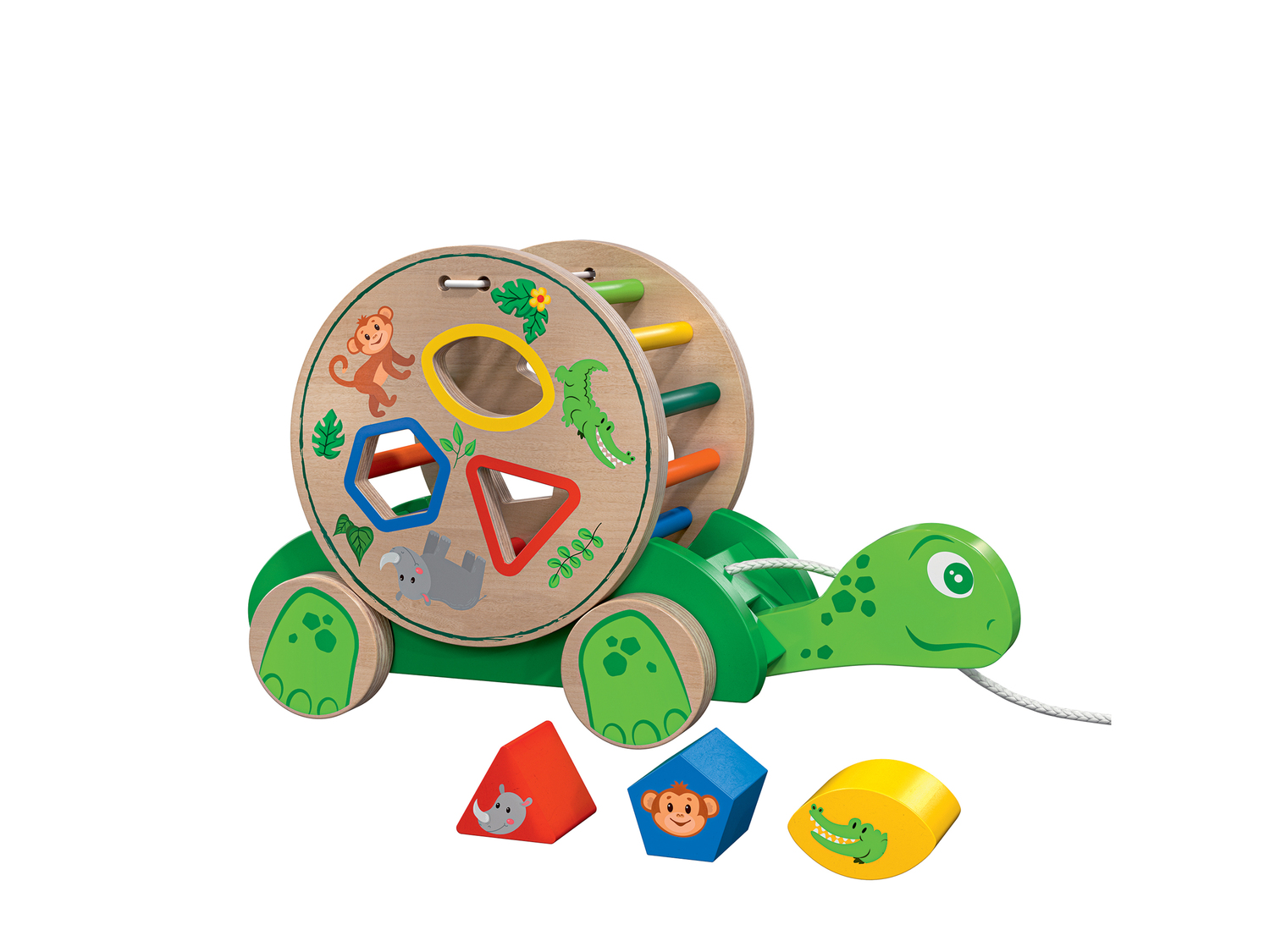 Gioco in legno Playtive, prezzo 9.99 &#8364; 
8, 6, 5 o 2 pezzi 
- Et&agrave; ...