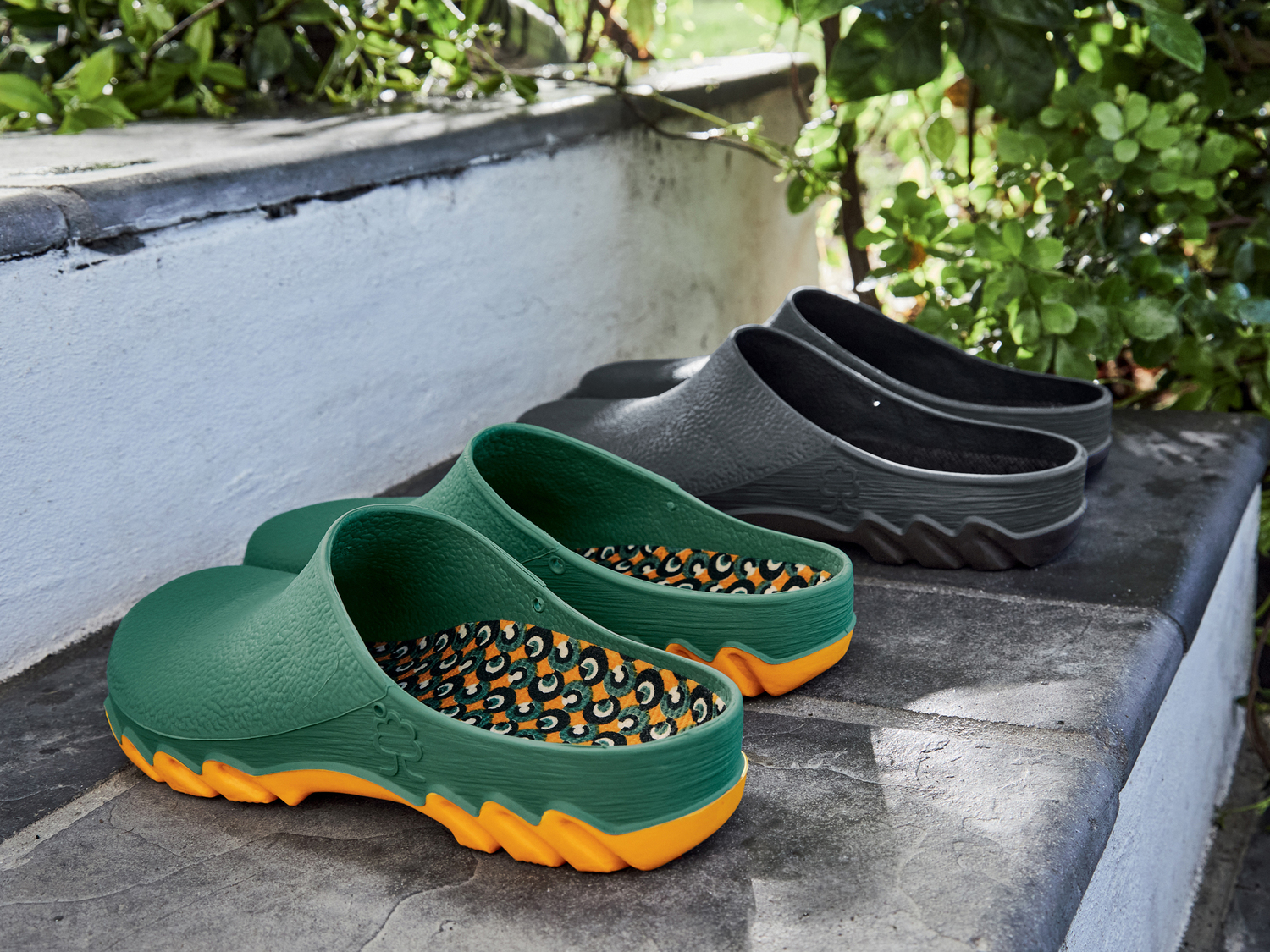 Clogs da giardino per uomo Livergy, prezzo 6.99 &#8364; 
Misure: 40-47 
- Soletta ...