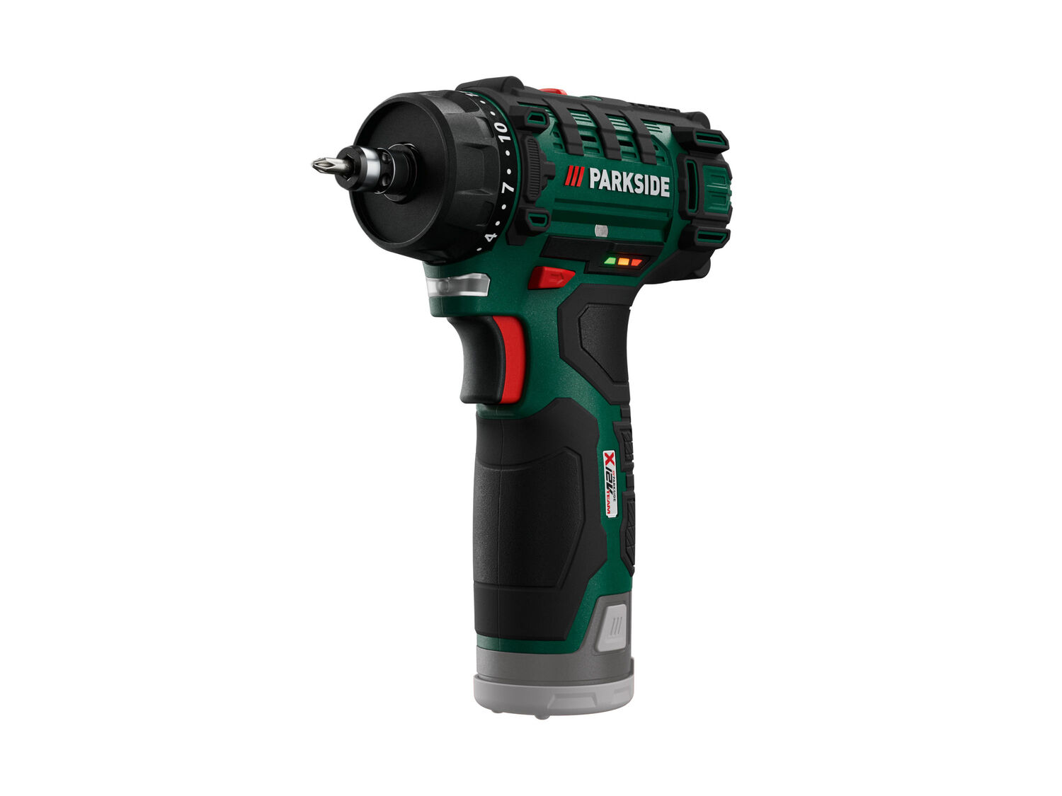 Trapano avvitatore ricaricabile Parkside, prezzo 24.99 €
Attrezzo compatibile ...