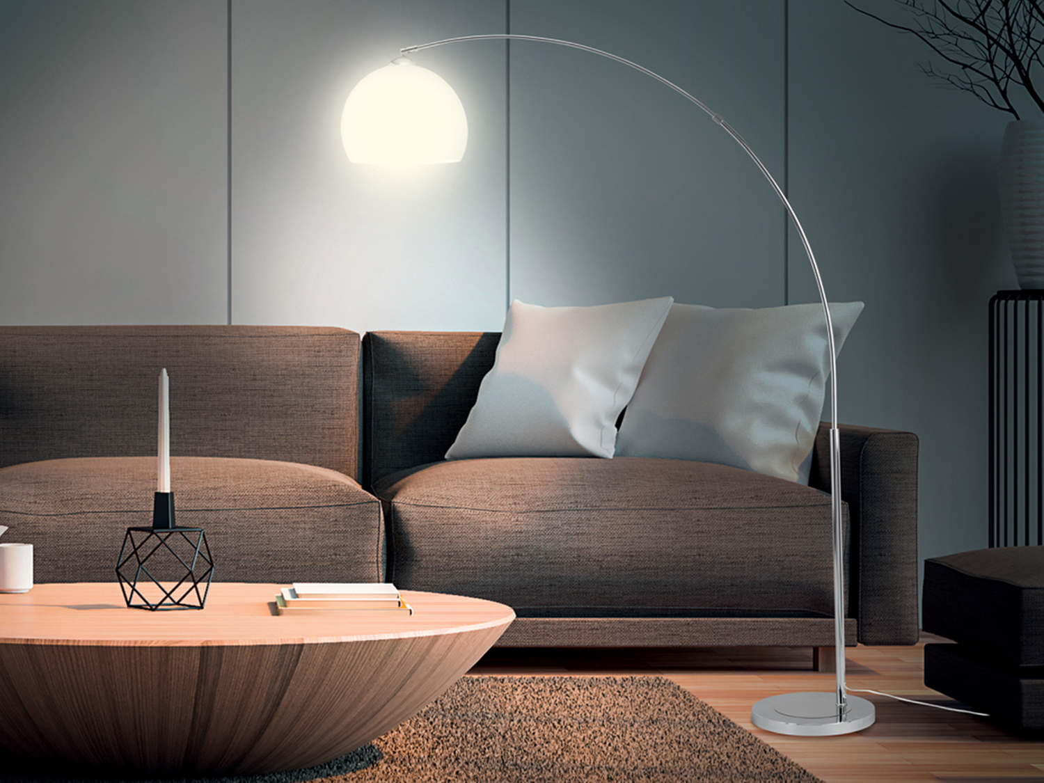Piantana a LED Livarno, prezzo 49.00 €
- Con interruttore a pedale
- Lampadina ...