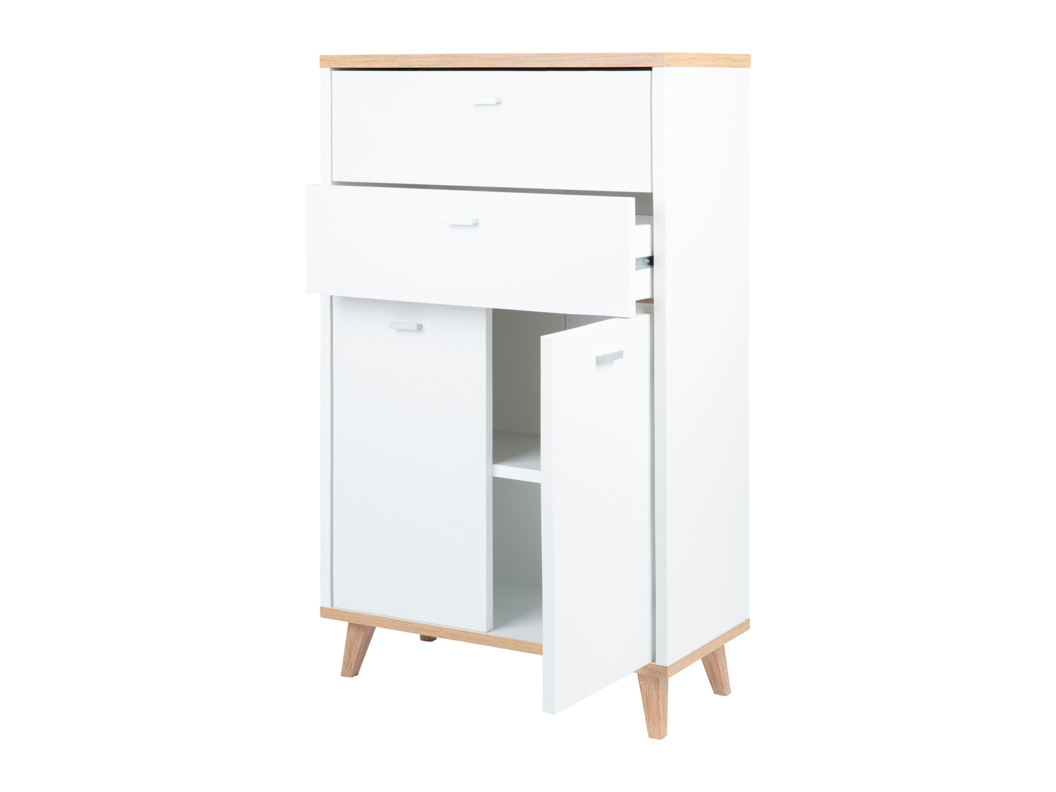 Mobiletto da bagno con 2 ante e 2 cassetti Livarno, prezzo 69.00 €
- Ripiano ...
