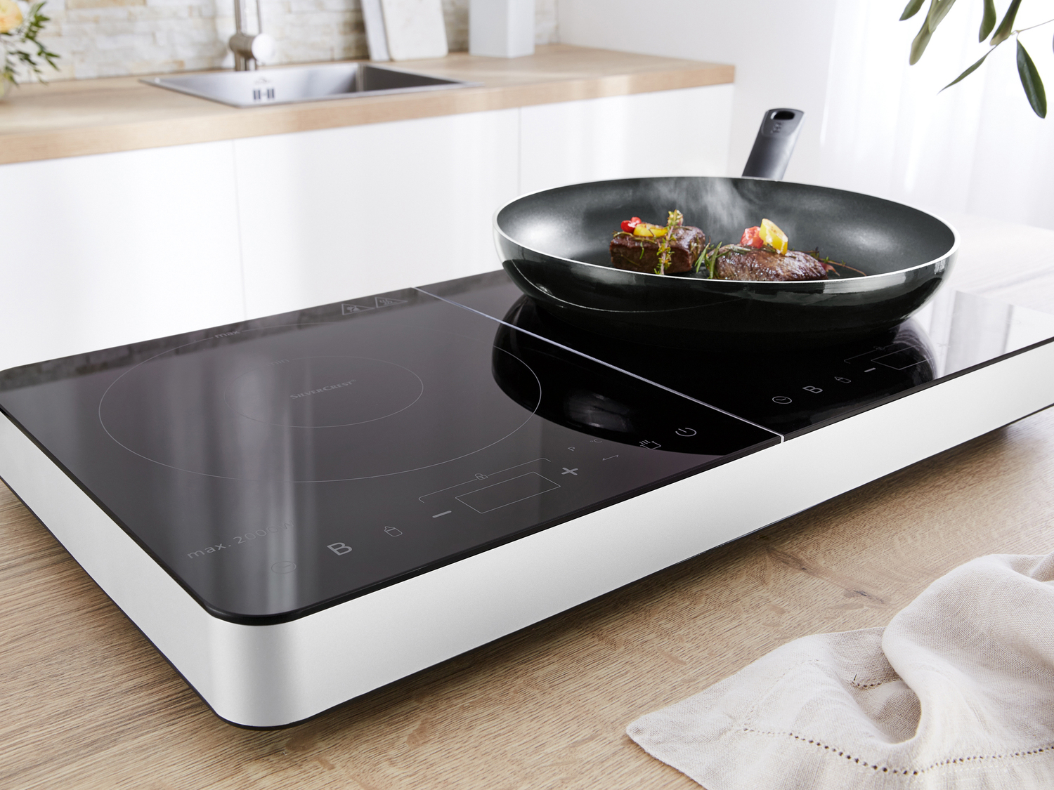 Doppia piastra ad induzione Silvercrest Kitchen Tools, prezzo 79.00 € ...