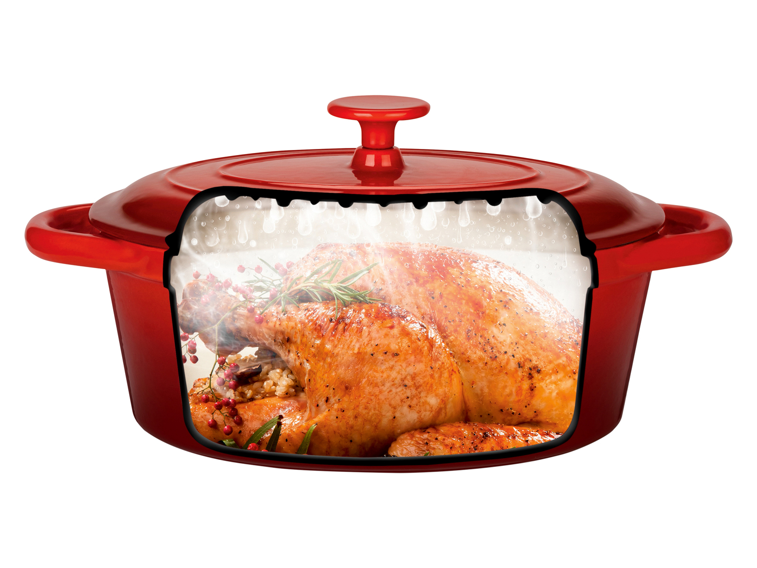 Rostiera con coperchio Ernesto, prezzo 34.99 €
4 L
- Con sistema a goccia ...