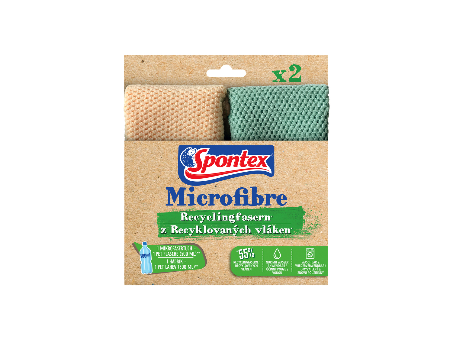 Accessori per la pulizia Spontex, prezzo 2.49 €
- PANNI IN MICROFIBRA: 55% di ...