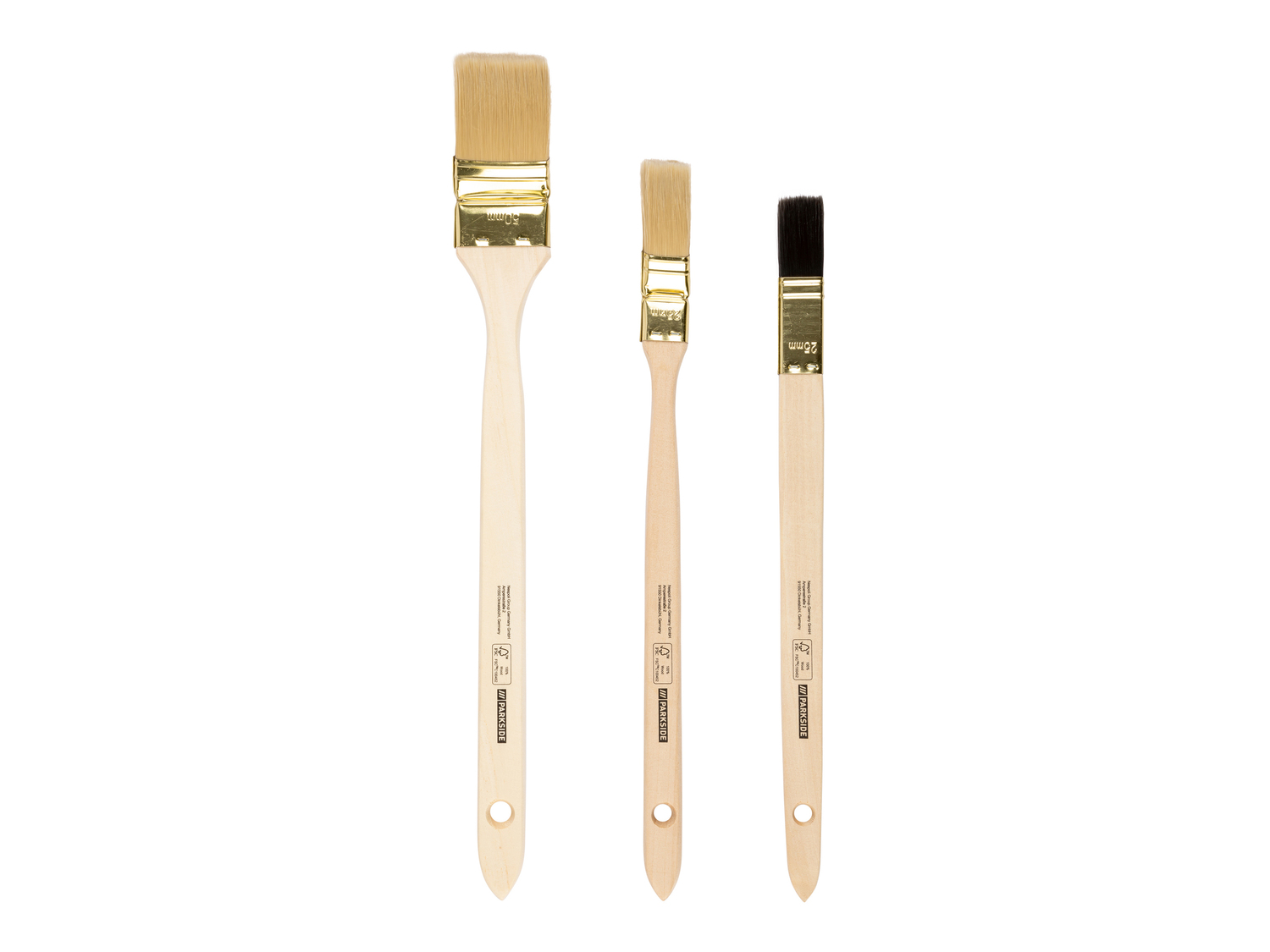 Set pennelli Parkside, prezzo 2.99 €
3 pezzi
- Con setole in fibra sintetica
Caratteristiche
- ...