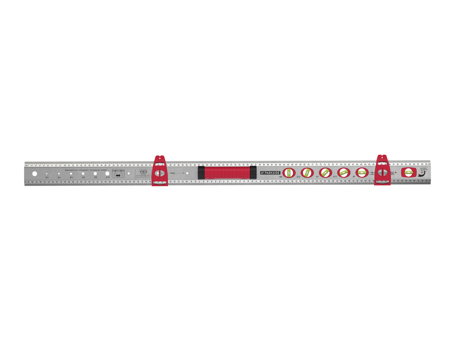 Livella, set squadre o guida di bloccaggio e di taglio Parkside, prezzo 7.99 € ...
