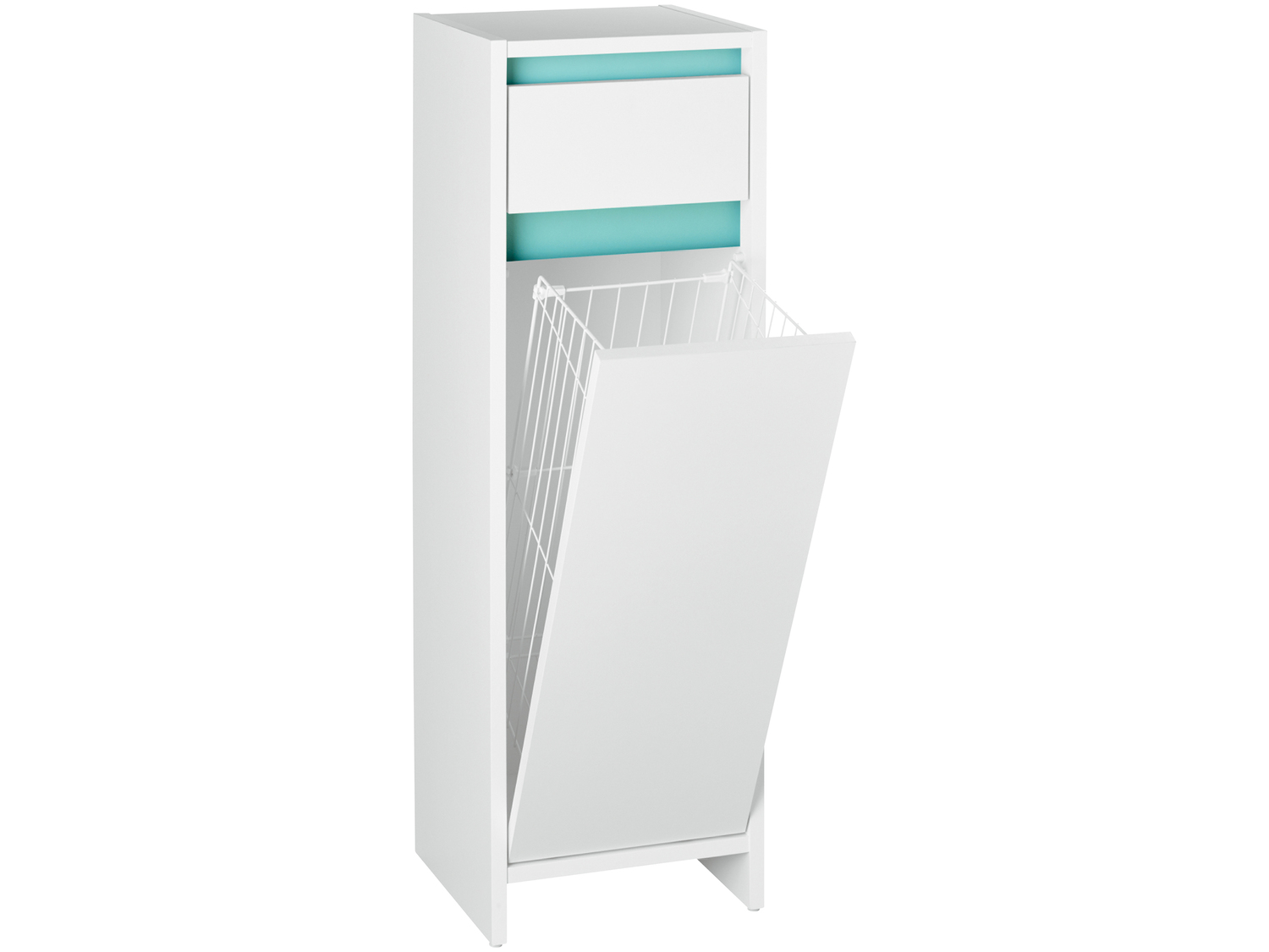 Mobiletto da bagno con cesto portabiancheria Livarno, prezzo 59.00 €
- ...