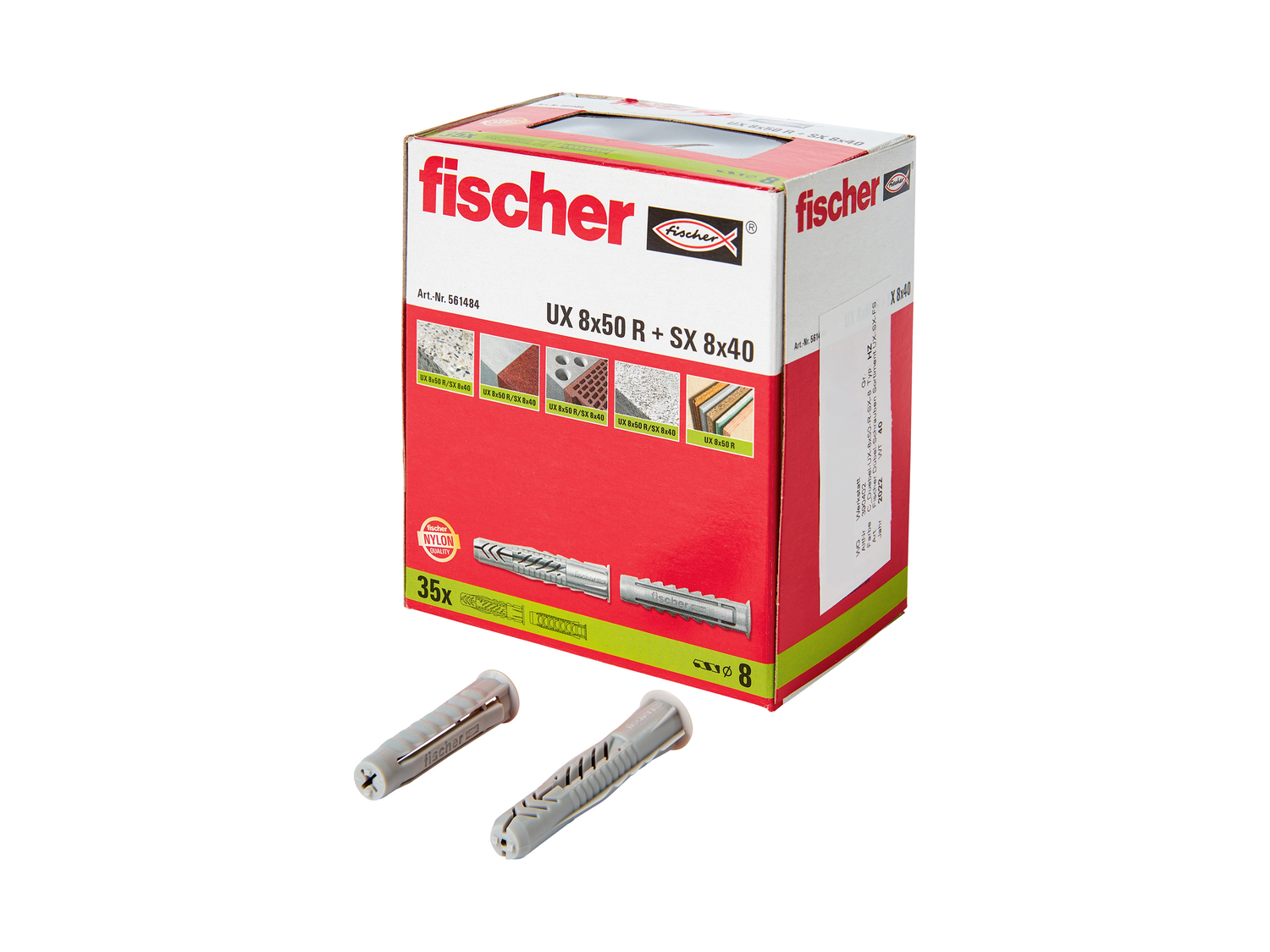 Set viti e tasselli o set tasselli Fischer, prezzo 4.99 €
40, 35 o 30 ...