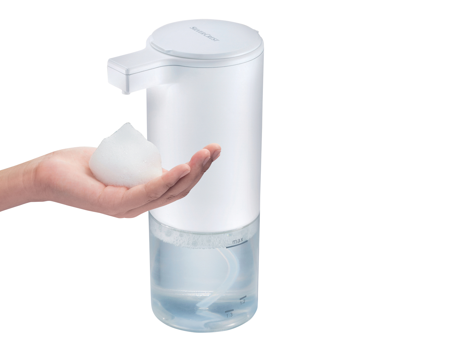 Dispenser di sapone in schiuma con sensore Silvercrest, prezzo 14.99 € ...