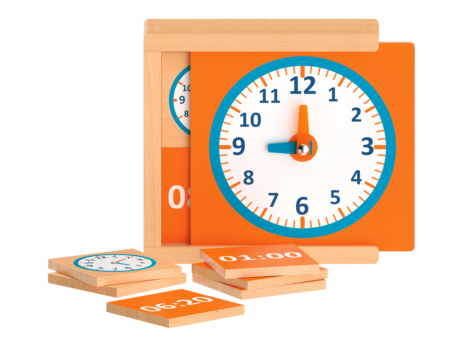 Gioco didattico in legno Memo, calcolo, lettere, orologio o tangram Playtive, prezzo ...