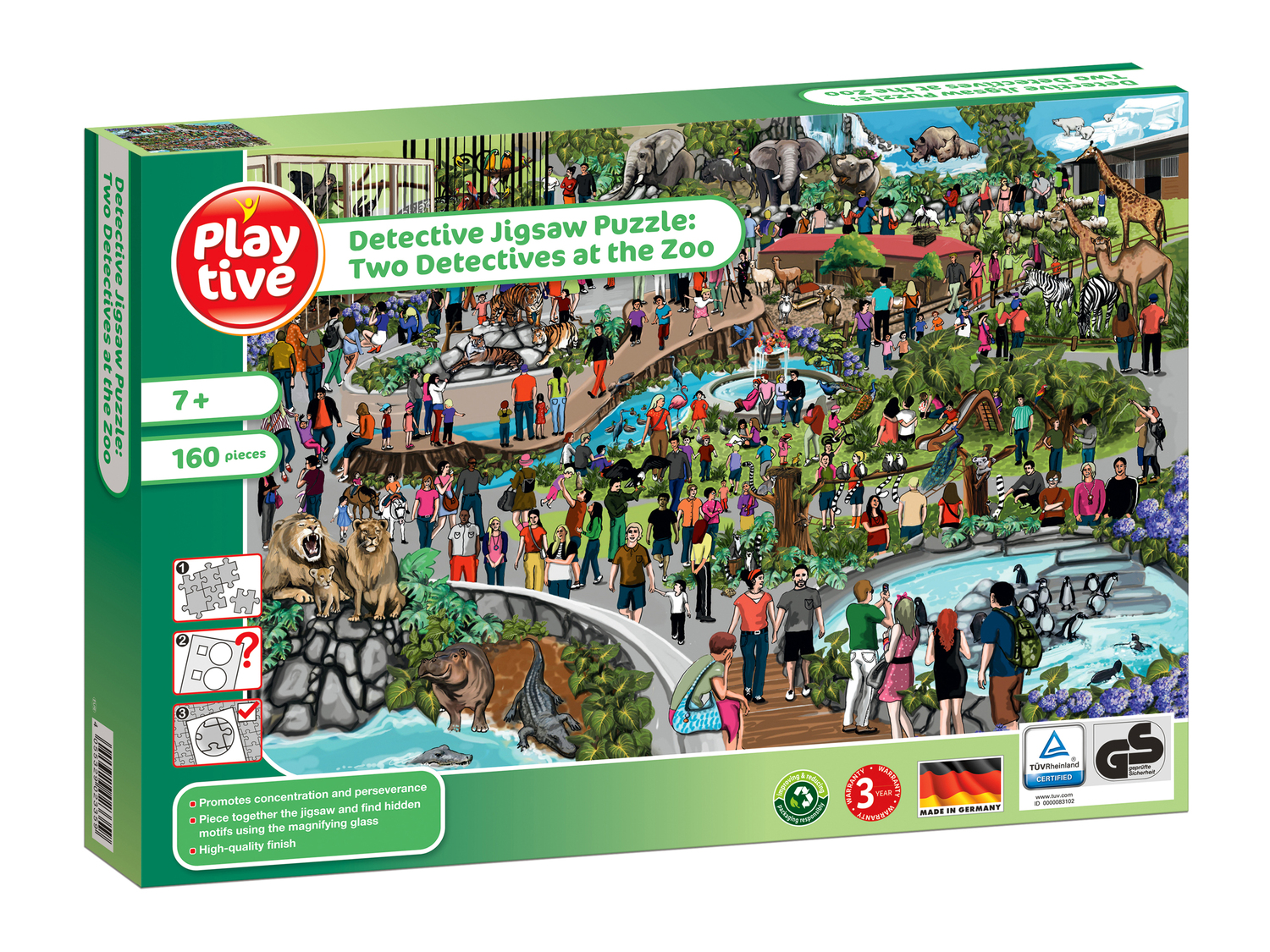 Puzzle detective Playtive, prezzo 4.99 €
160 pezzi
- Età: ...