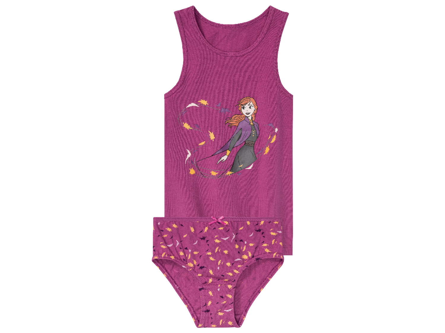 Coordinato intimo da bambina Frozen Oeko-tex, prezzo 5.99 €
Misure: 2-10 anni
Taglie ...