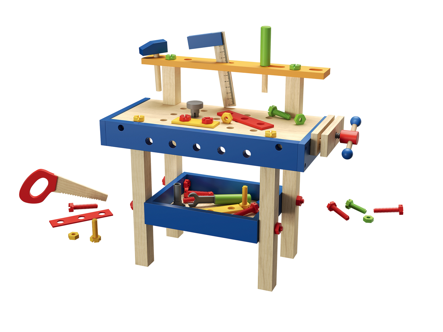 Banco da lavoro, tavolo da trucco o carrello per la spesa per bambini Playtive, ...