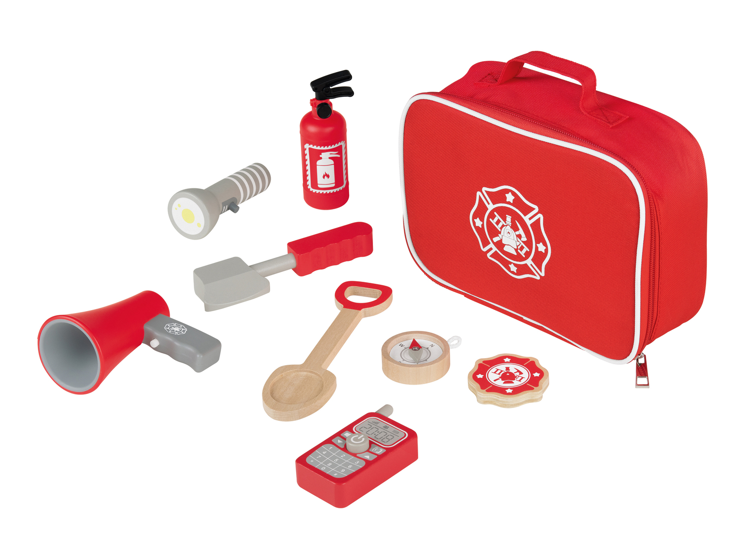 Set medico, beauty o attrezzi gioco in legno Playtive, prezzo 8.99 €
- ...