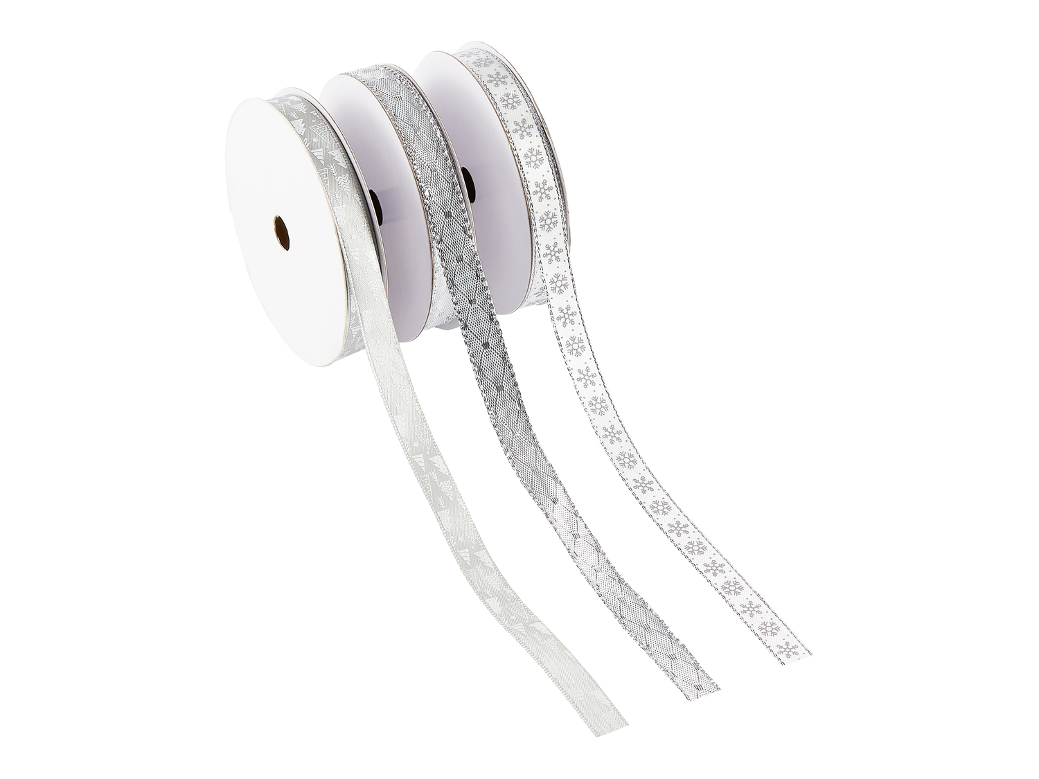 Nastro per pacchi regalo 5 m Crelando, prezzo 1.99 &#8364;  
3 pezzi
Caratteristiche