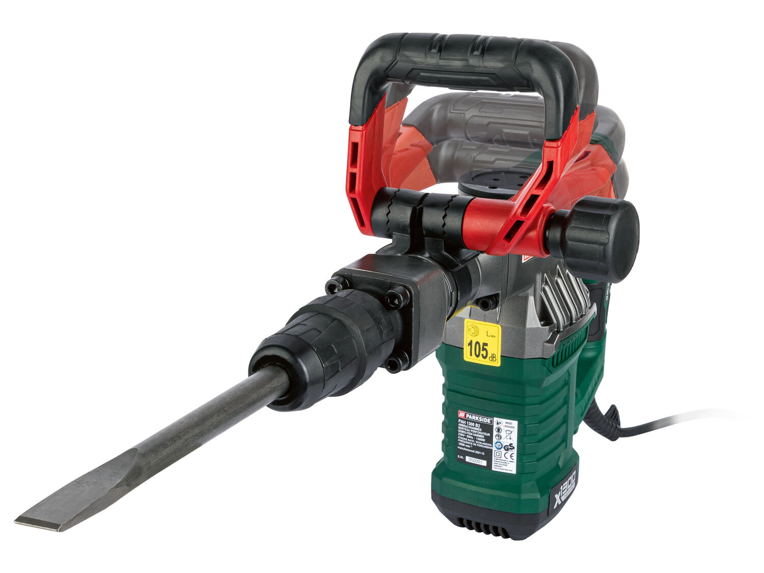 Martello demolitore Parkside, prezzo 89.00 €
- Impugnatura aggiuntiva ...