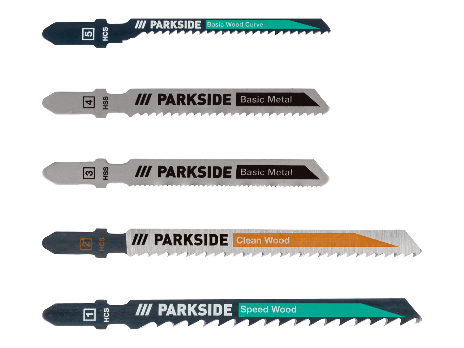 Set lame per seghetto a pendolo Parkside, prezzo 3.99 €
5 pezzi
- Per ...