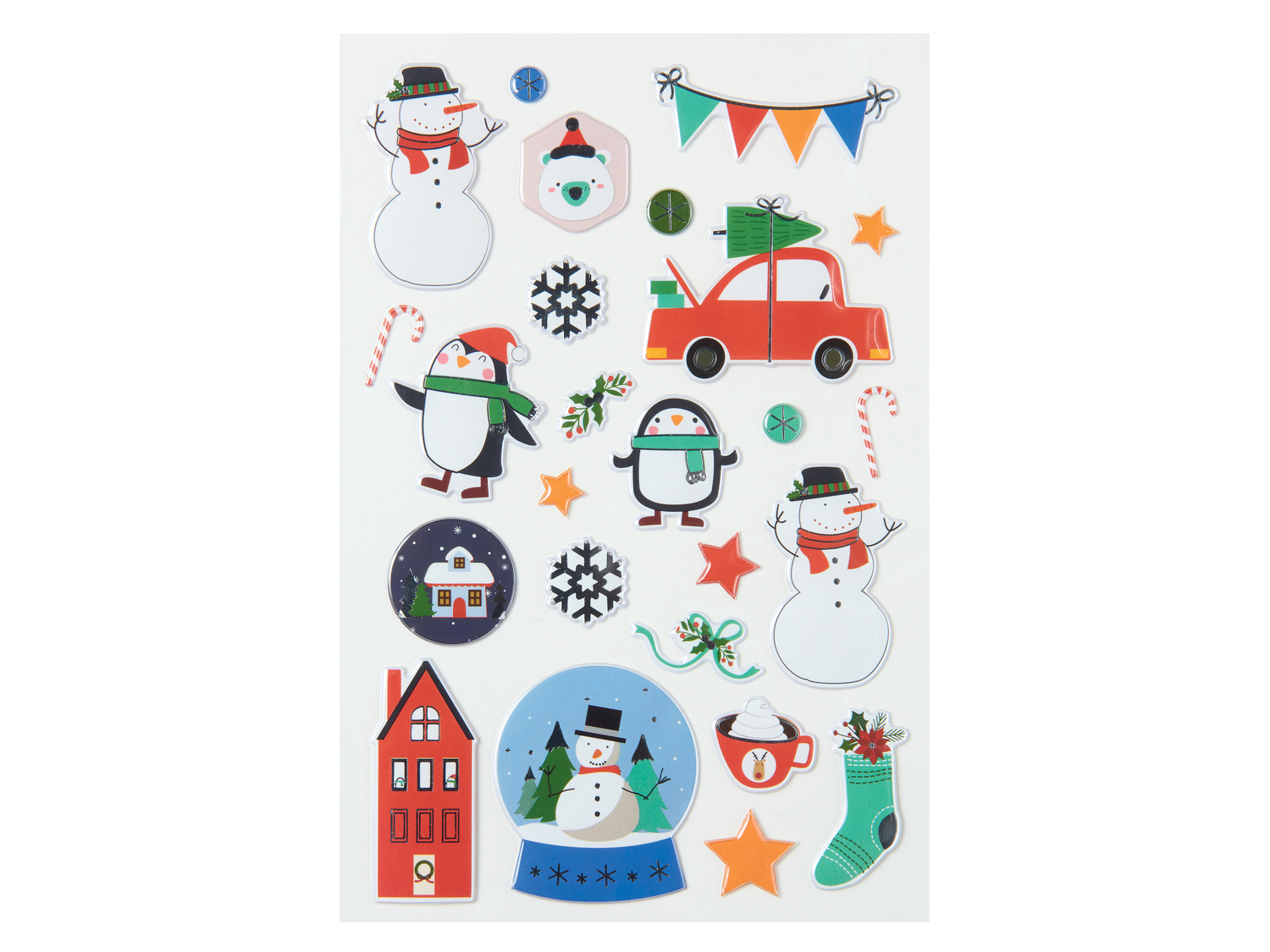 Adesivi natalizi Crelando, prezzo 0.99 €
- Per tutte le superfici lisce
Caratteristiche
...