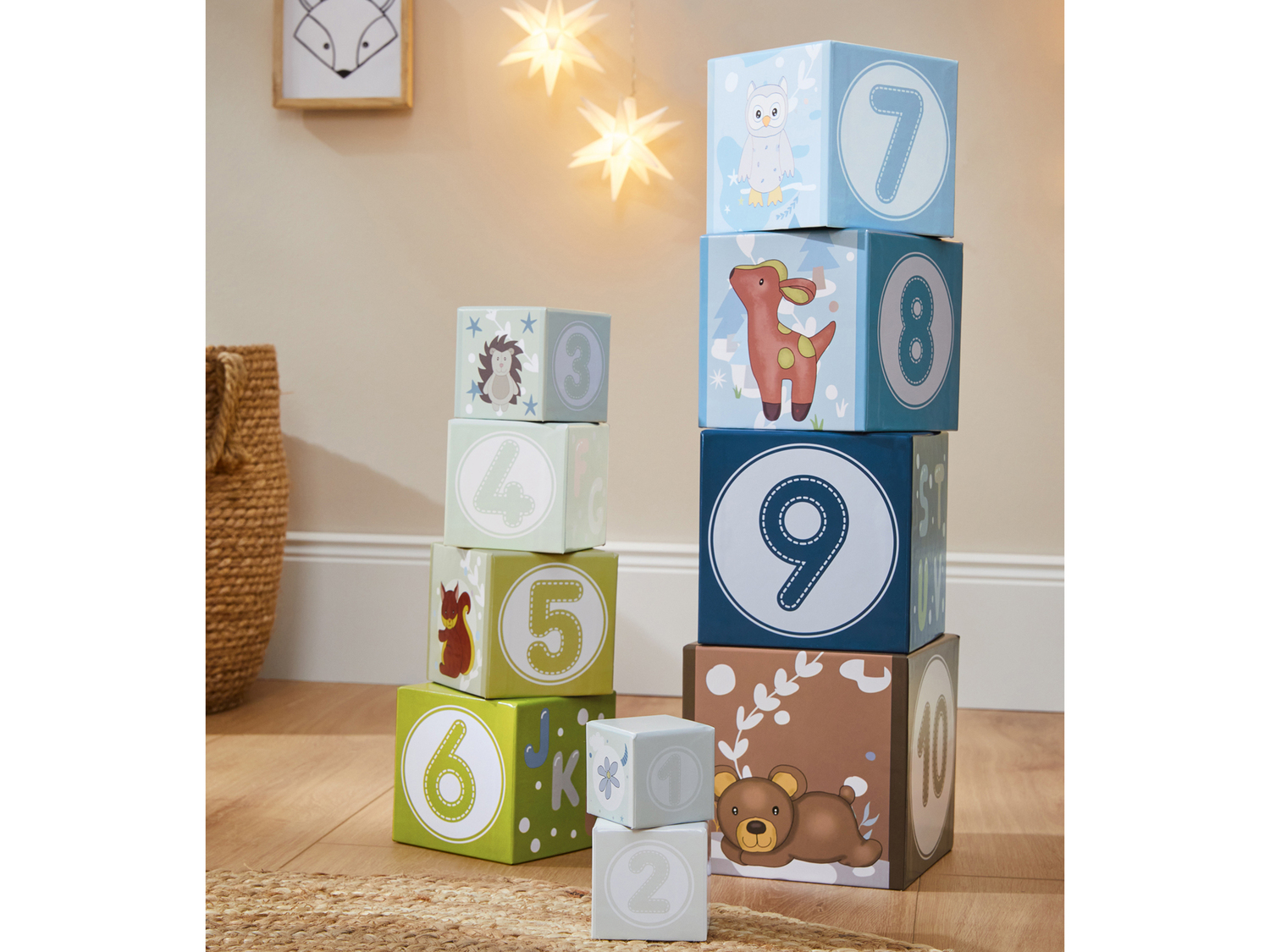 Torre impilabile per bambini Playtive, prezzo 9.99 &#8364; 
- Con diversi motivi ...