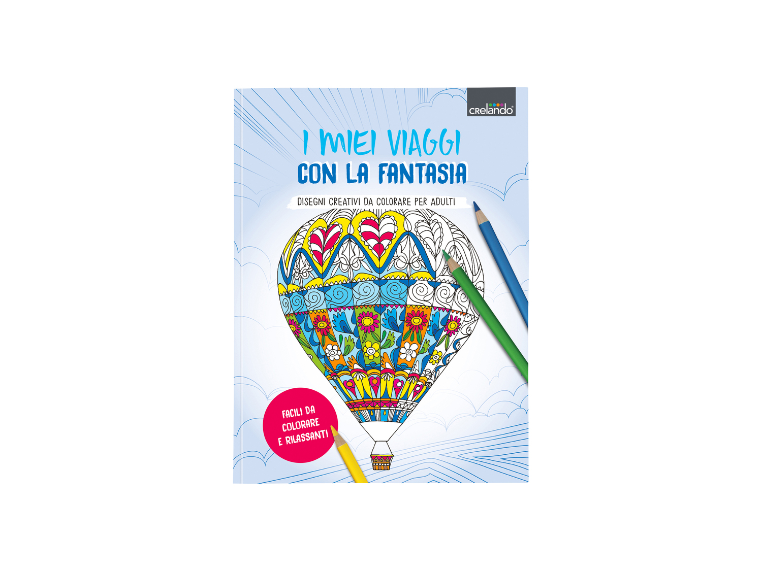 Album da colorare Crelando, prezzo 4.99 €
- Disegni creativi per adulti
- ...
