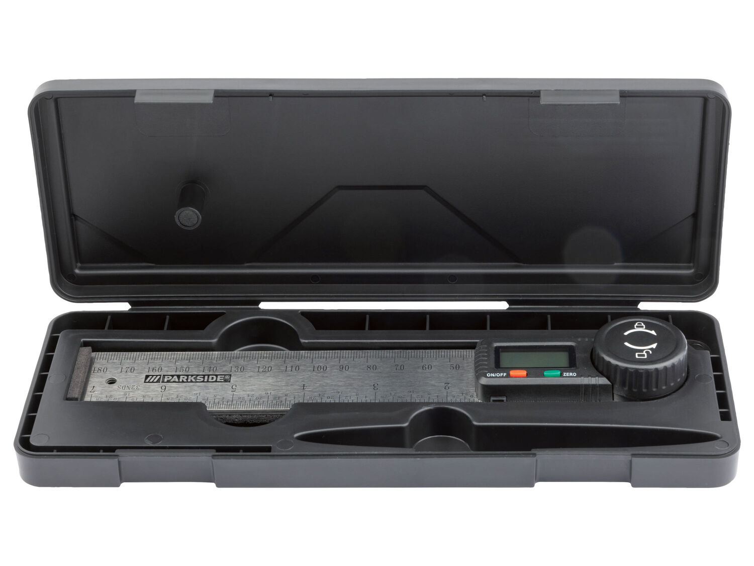 Calibro o goniometro digitale Parkside, prezzo 11.99 €
- Valore zero ...