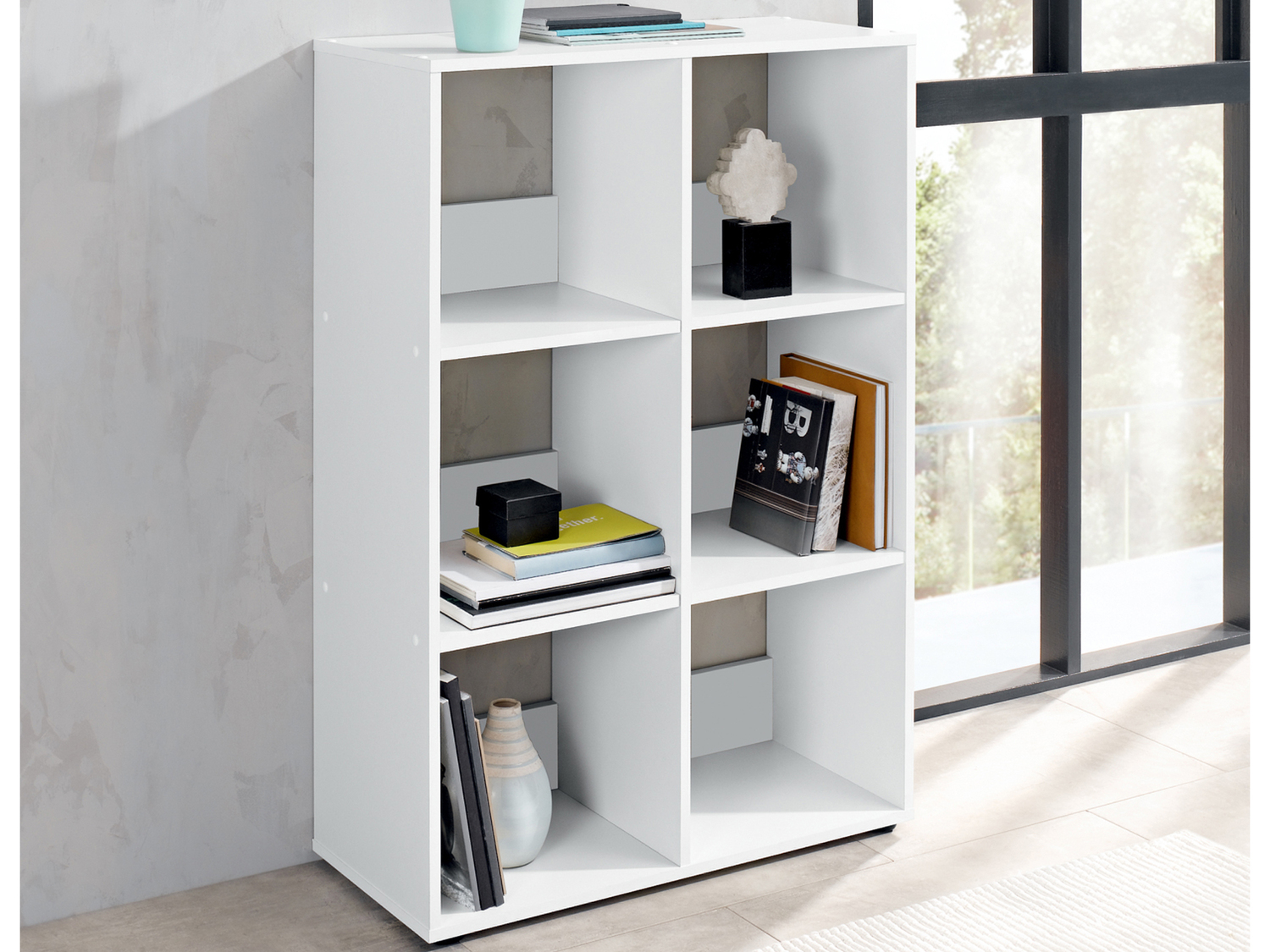 Scaffale con 6 ripiani Livarno, prezzo 49.00 €
- Con pannelli girevoli in bianco ...