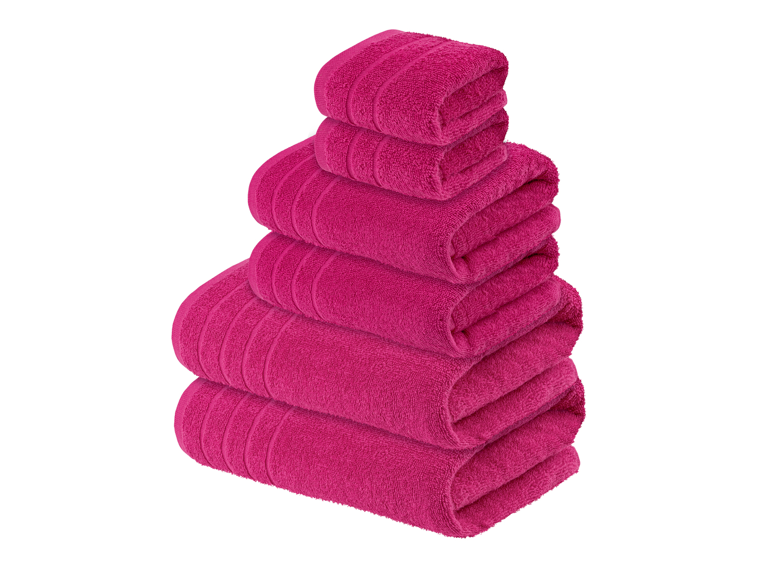 Set asciugamani Livarno, prezzo 14.99 €
6 pezzi
- Puro cotone
- Misure:
- ...