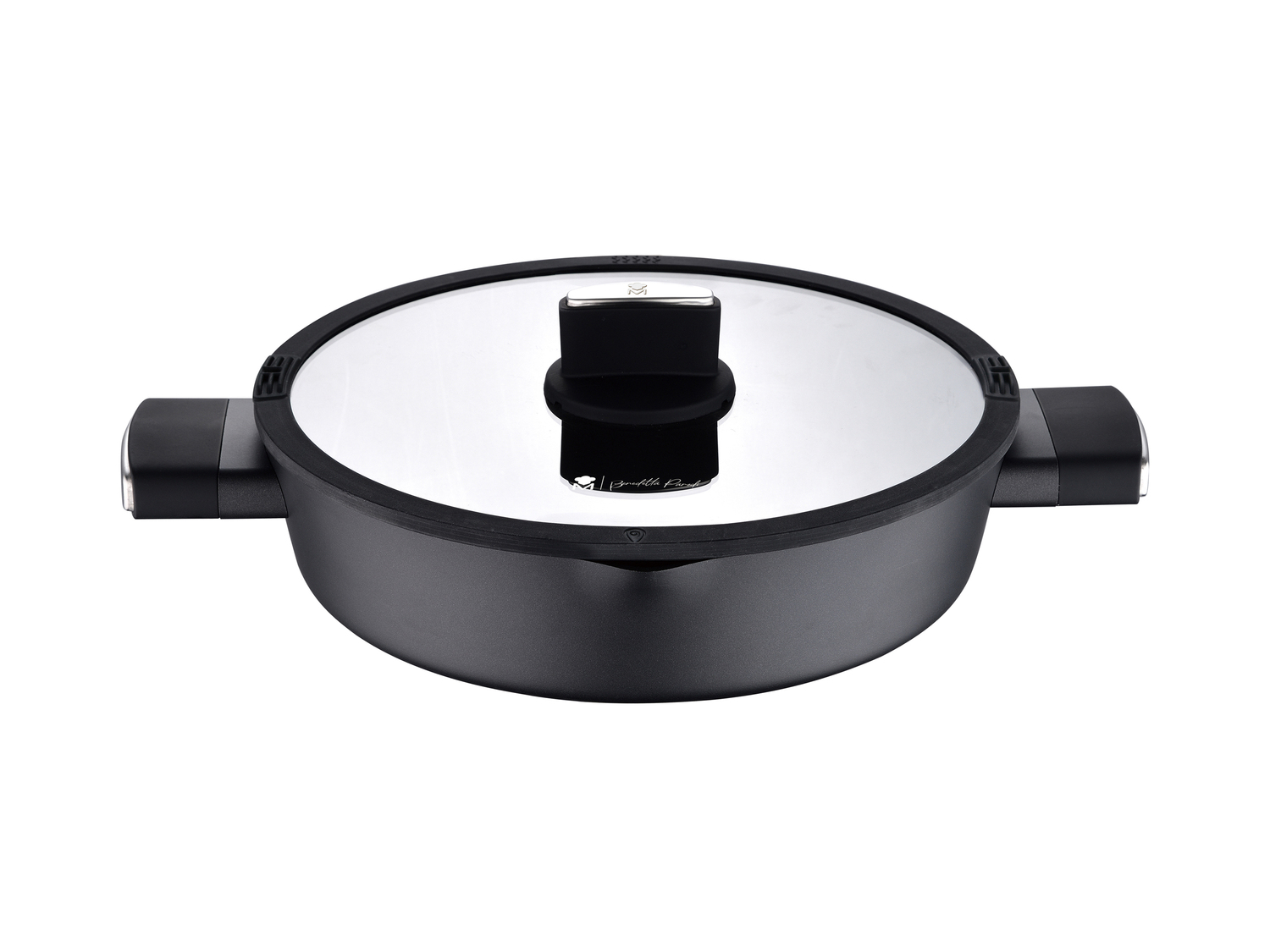 Tegame con coperchio in vetro Masterpro, prezzo 39.99 €
Ø 28 cm
- Per ...