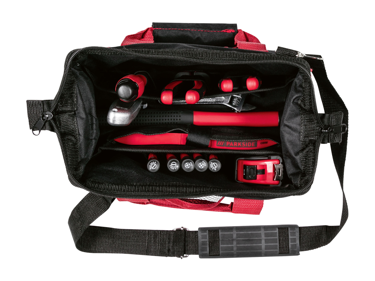 Borsa con attrezzi da lavoro Parkside, prezzo 29.99 €
23 pezzi
- Max. ...