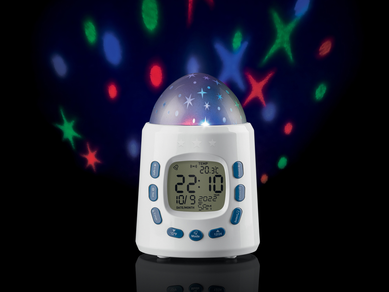 Sveglia con proiezione di cielo stellato Auriol, prezzo 12.99 €
- Proietta ...