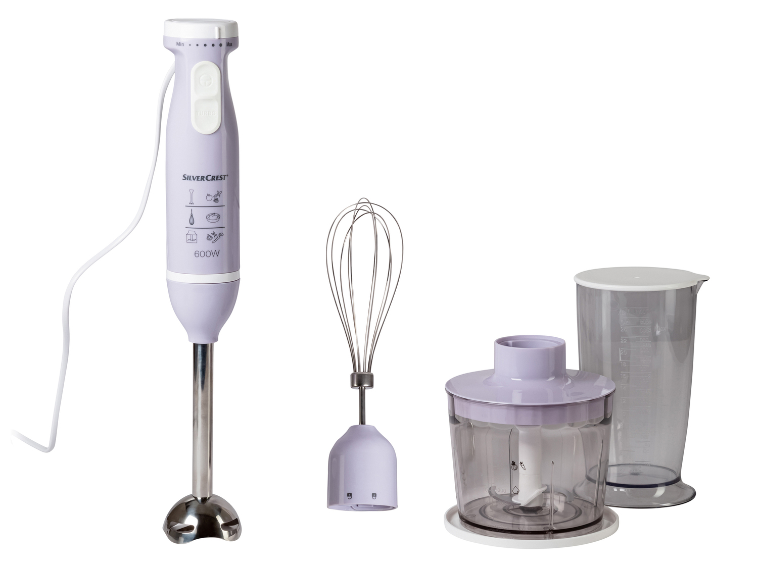 Frullatore a immersione 3 in 1 Prezzo-lidl, prezzo 24.99 €
- Per frullare, ...