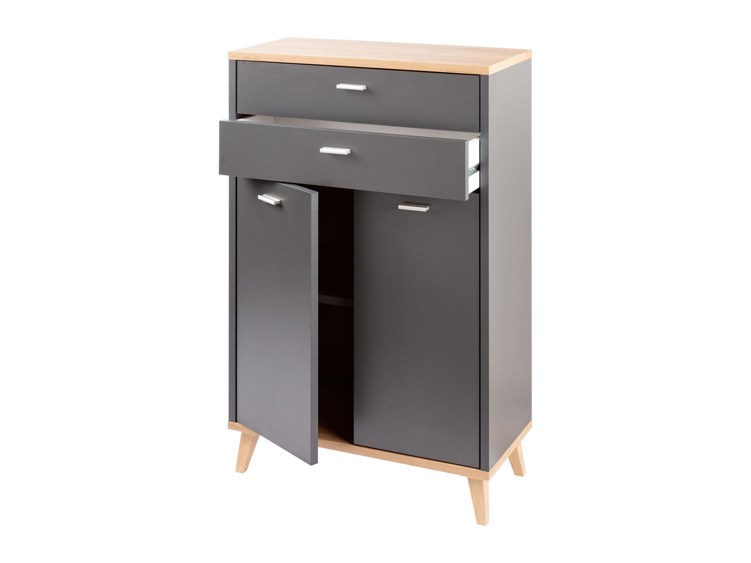 Mobiletto da bagno con 2 ante e 2 cassetti Livarno, prezzo 49.00 €
- Ripiano ...