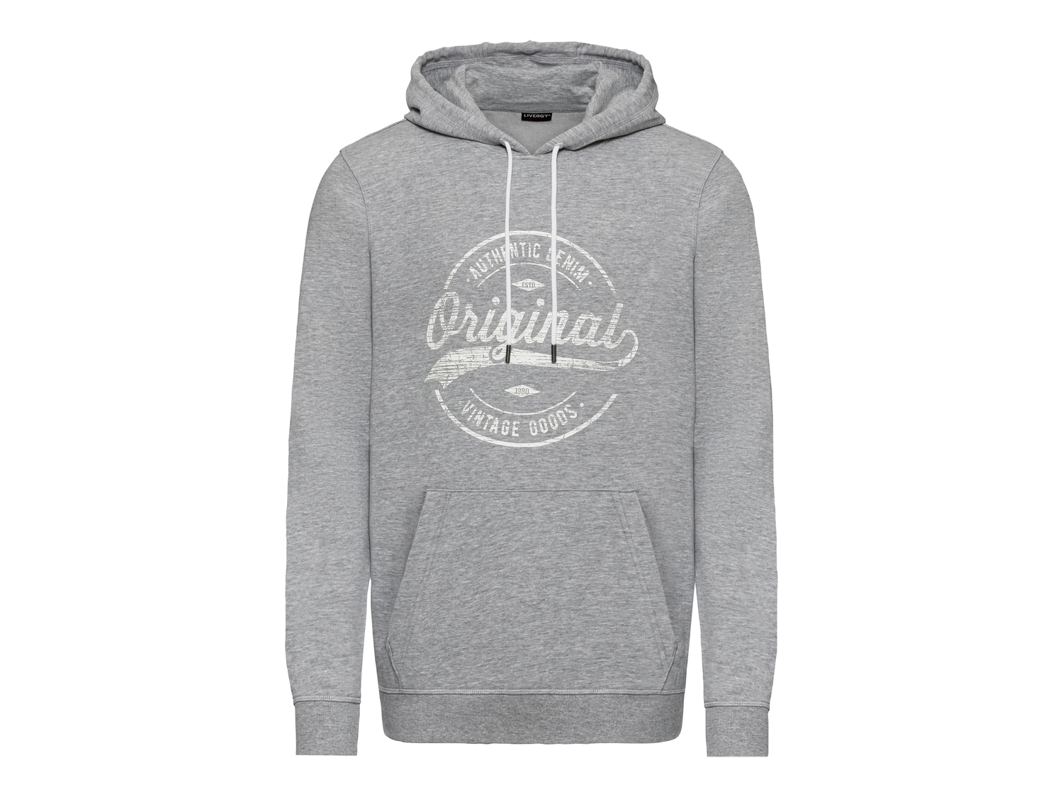 Felpa da uomo Livergy, prezzo 12.99 &#8364; 
Misure: S-L
Taglie disponibili

Caratteristiche

- ...