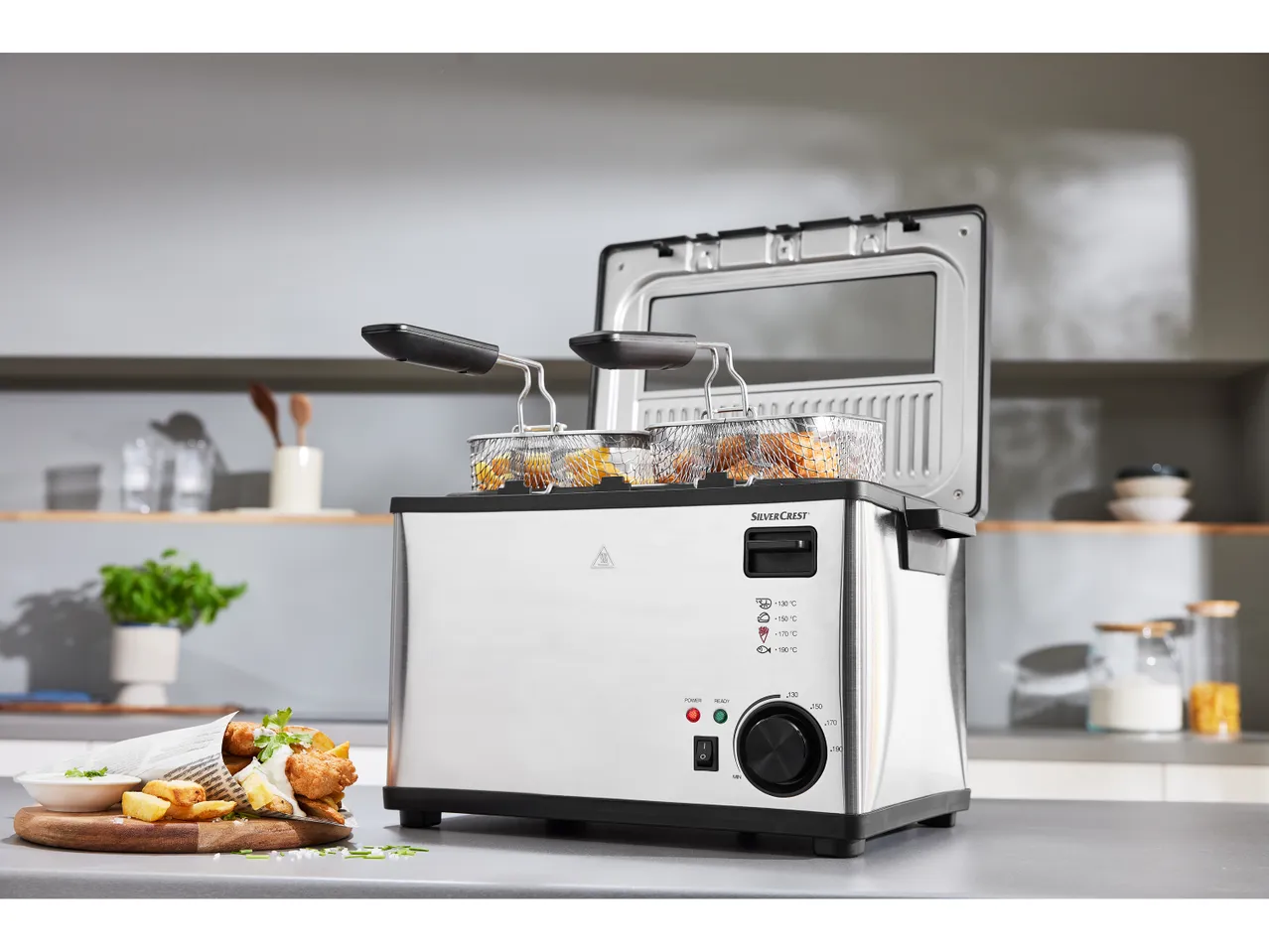 Friggitrice , prezzo 49 EUR
Friggitrice
- Con 3 cestelli di frittura per diversi ...