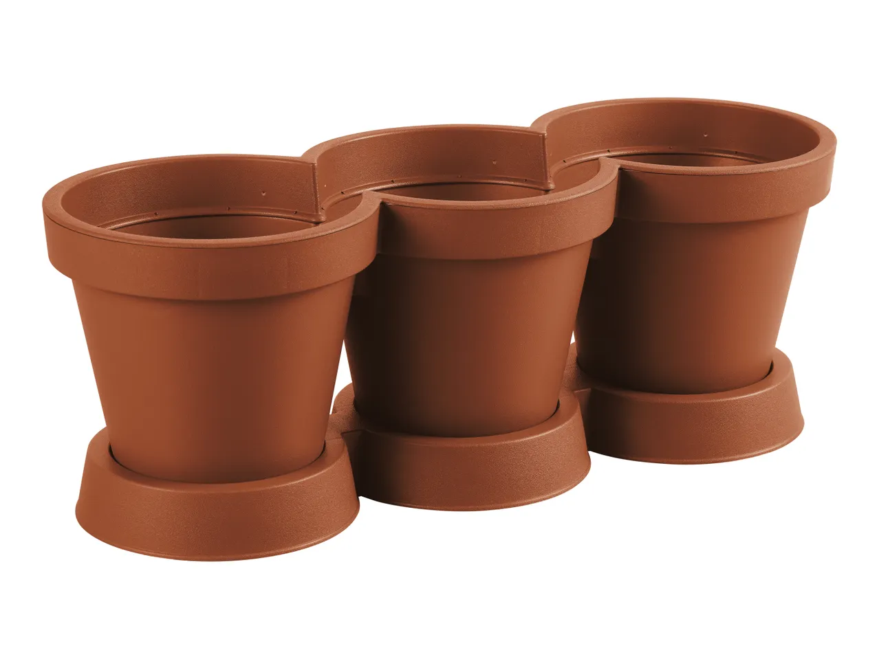 Vaso triplo per piante , prezzo 3.99 EUR 
Vaso triplo per piante 
- 100% plastica ...