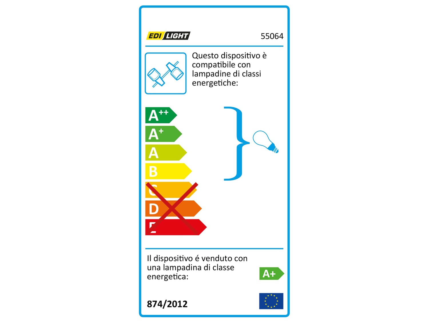 Lampada LED da soffitto Livarno Lux, prezzo 14.99 €
- Spot girevoli ...