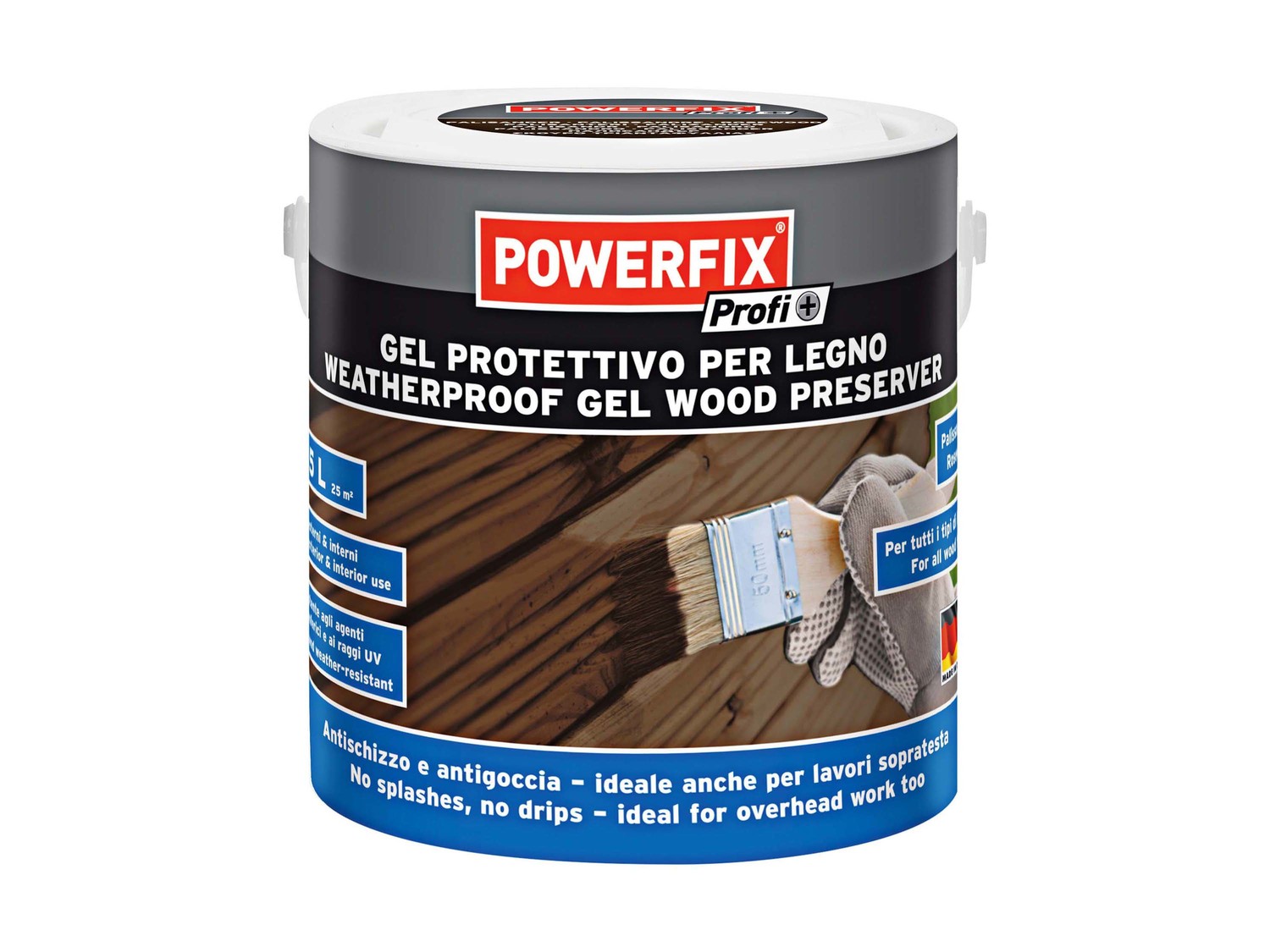 Gel protettivo per legno 2,5 L Powerfix, prezzo 9.99 &#8364; 
- Per esterni ...