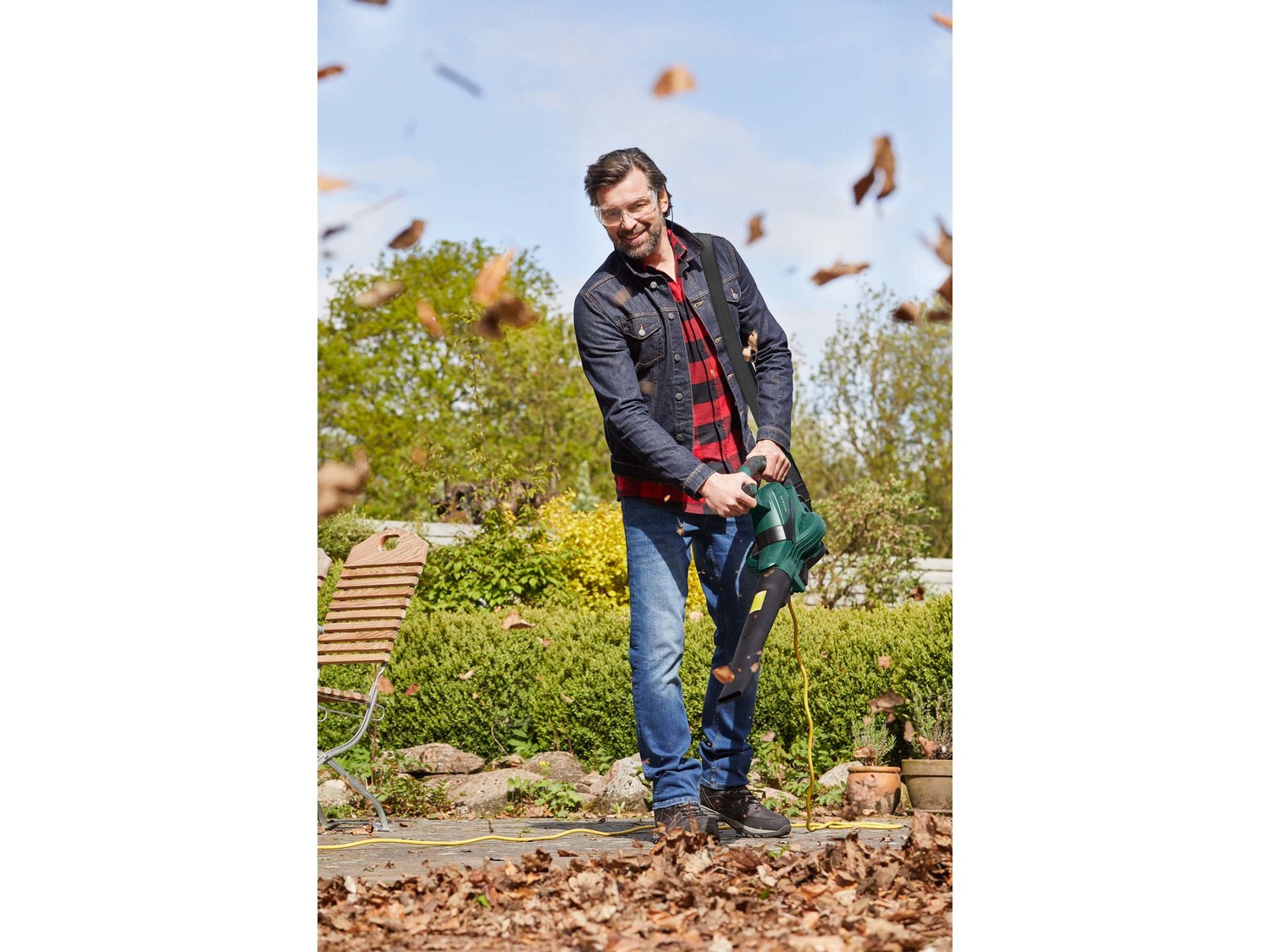 Soffiatore, aspiratore, trituratore per foglie Parkside, prezzo 39.99 € ...