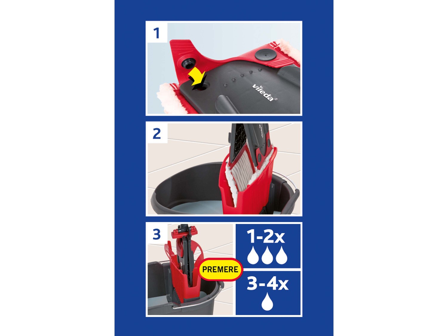 Sistema di pulizia pavimenti Ultramat Vileda , prezzo 14.99 €
