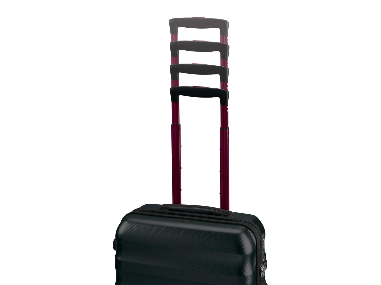 Set trolley in policarbonato, 2 pezzi, antracite/oro Topmove, prezzo 119.00 € ...