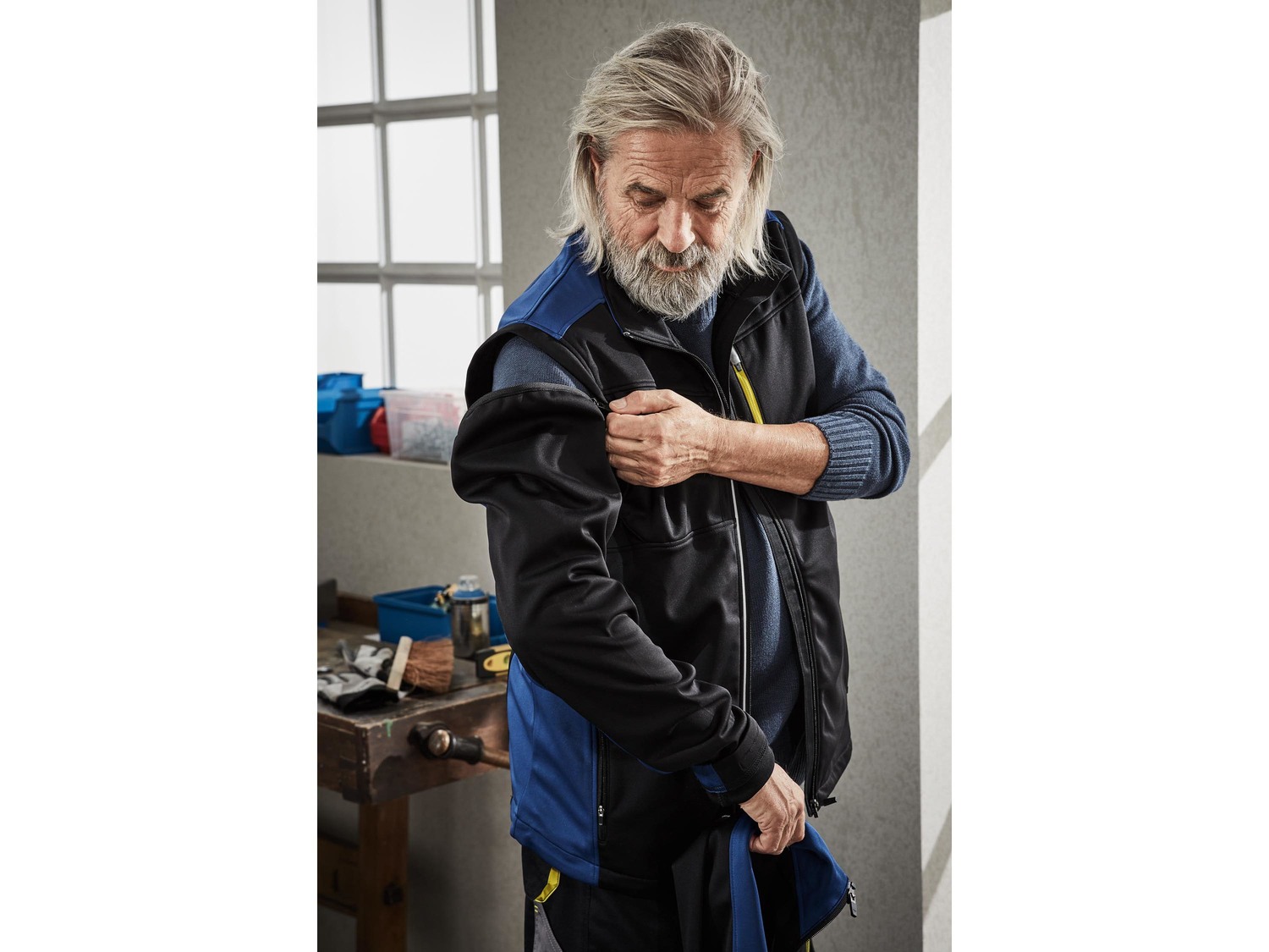 Giacca da lavoro per uomo Powerfix, prezzo 19.99 &#8364; 
- Materiale esterno ...