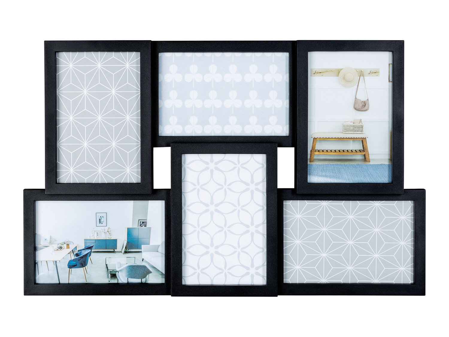 Cornice portafoto multipla Melinera, prezzo 4.99 €
- Per 6 fotografie ...