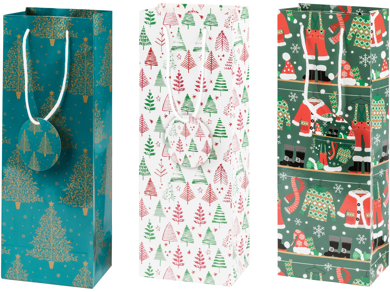 Set sacchetti regalo Melinera, le prix 1.99 &#8364; 
4 o 6 pezzi 
- Con bigliettini ...