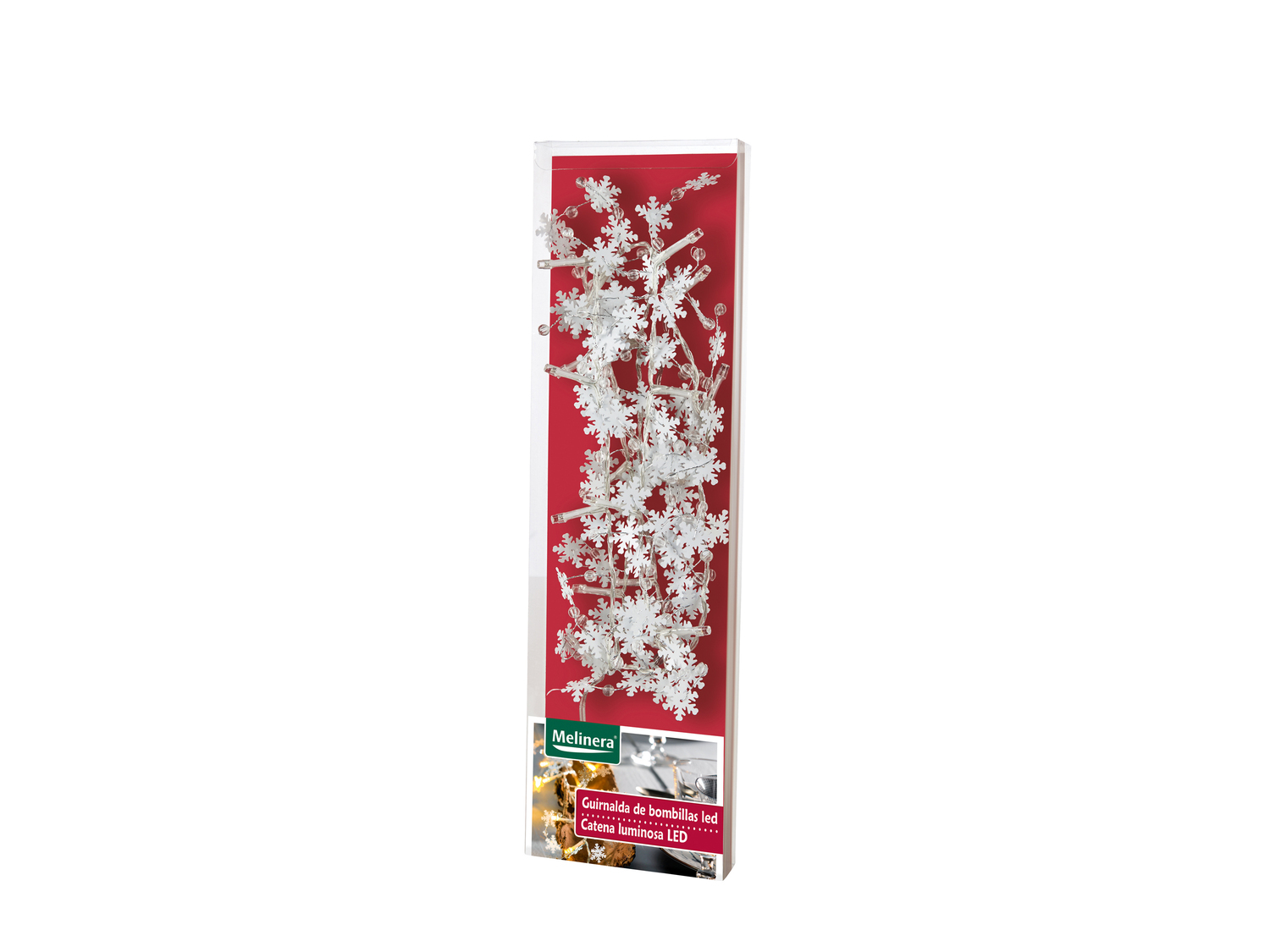 Catena luminosa 20 LED Melinera, le prix 4.99 €
- Luce bianca calda
- ...