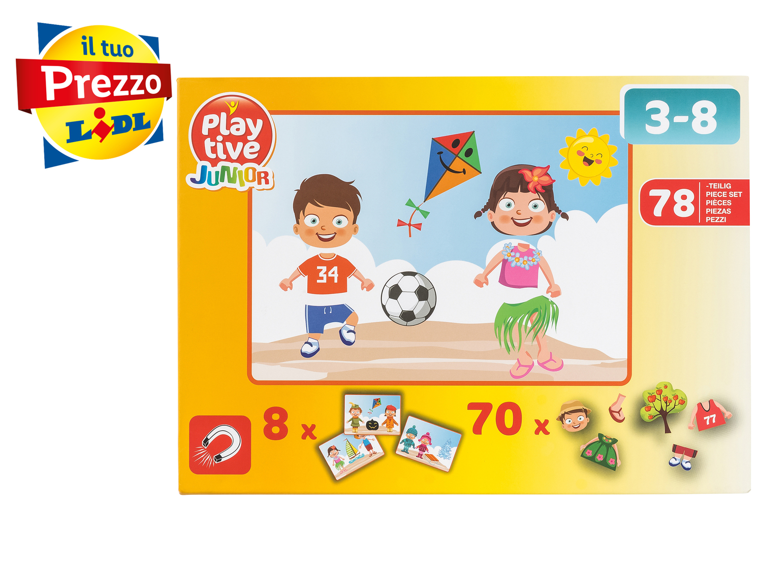Gioco magnetico Playtive Junior, le prix 4.99 €
- Età consigliata: ...
